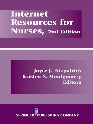 cover image of Internet Resources For Nurses
